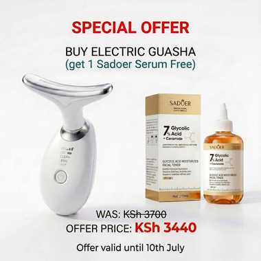 Electric Guasha Neck and Face Tool with Free Sadoer Serum