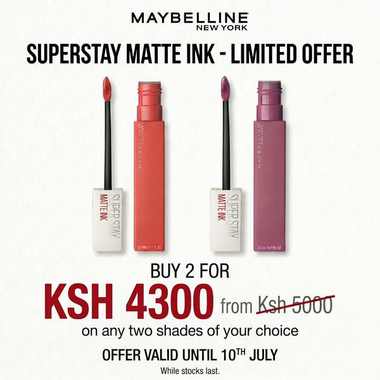 Maybelline SuperStay Matte Ink - Buy 2 Shades