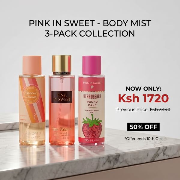 Pink in Sweet Body Mist 3-Pack Collection