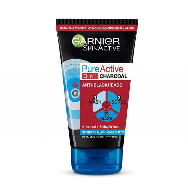 Garnier Pure Active 3-in-1 Charcoal